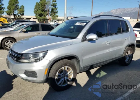 2016 Volkswagen Tiguan S from USA, damaged, VIN WVGBV7AX5GW520177